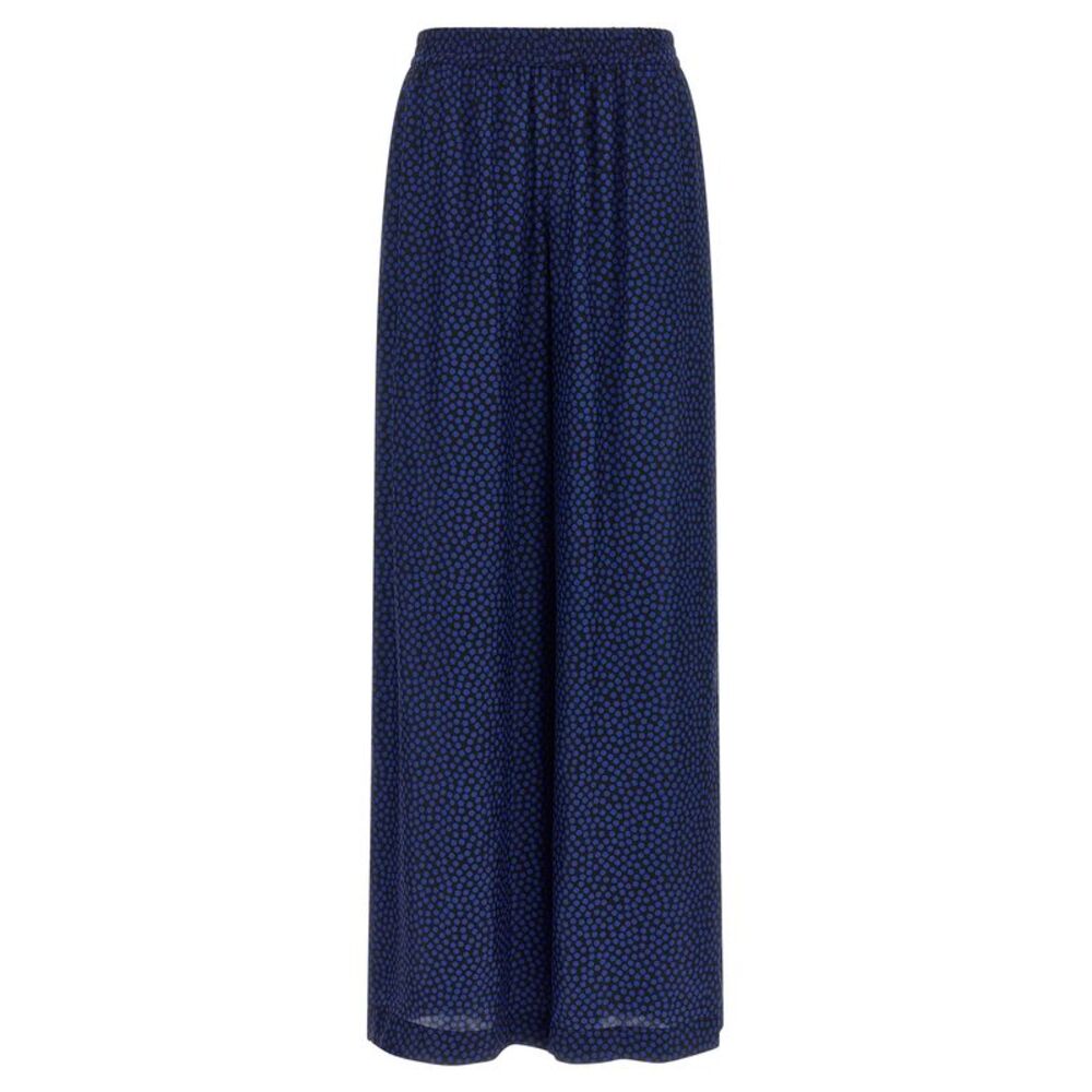 Gianluca Capannolo Blue Viscose Casual Women's Pants